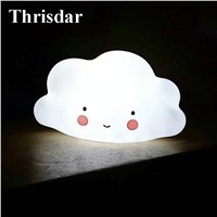 Thrisdar Lovely Cloud Smile Face LED Night Light Cloud Desk Table Lamps Best Christmas Birthday Gift for Baby Kids Toy&amp;amp;#39;s Light