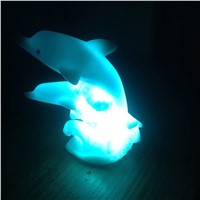 Hot Household Fashion Cute 3D Cartoon Led Night Light Dolphin Lamps Creative Decoration LED Table Lamp High Quality