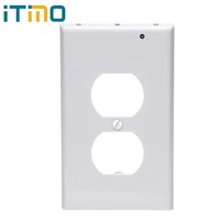 ITimo For Hallway Bedroom Bathroom LED Night Light Plug Cover Safty Wall Outlet Face Light Sensor Cover Plate 110V Wall Lamp