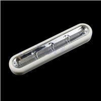 White Tap Lights 5-LED Self-Stick Under Cabinet Push Night Light Lamp Closet Light lamparas Home Kitchen H02