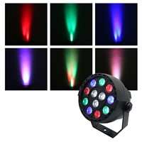 Kitop 15W Sound Activated LED Par Light Spotlights 12 led RGBW color change DMX 8CH Stage Lighting Club Wedding Party KTV Disco