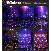 Upgrades Crystal Magic Ball Led Stage Lamp 7 Voice Control Modes 9 Colors Stage Lighting Disco Laser Light Party Lights Lumiere