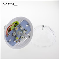 YNL LED Lamp Crystal Stage Light RGB 6W E27 Colorful Magic crystal Ball DJ Disco Party KTV Home effect Bulb Auto Rotating Lamp
