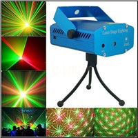 DMX Stage Laser Projector Strobe Lighting Stroboscope Luzes Para Festa Mini DJ Disco Party Light R&amp;B Laser Stage Lights