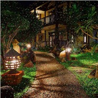 RG Star Laser Christmas Lights Projector Red Green showers Waterproof IP65 Outdoor Lawn lamps for Xmas Holiday Garden Decoration