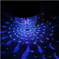 mini 3W led stage light AC85-265V Auto rotate Crystal Disco Ball light colorful DJ magic for Party,KTV,Bar home decoration light