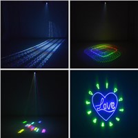 AUCD 500mW 5 In 1 RGB 3D Laser Program Source 13 CH DMX Projector Stage Lighting PRO DJ Show KTV Scanner Lights DG5-RGB500