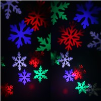 Waterproof Potable LED Snowflake Projector Laser Light Stage Lawn Lamps Outdoor Garden Lamp For Party Christmas Wedding New Year