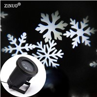 ZINUO Christmas Laser Snowflake Projector Outdoor LED Waterproof Disco Lights Home Garden Star Light Indoor Shower Decoration