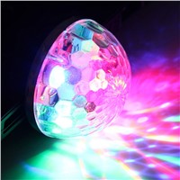 LAIDEYI Mini Led USB Disco Ball Lumiere 5W Sound Activated Strobe Led RGB Stage Lighting Effect Lamp Christmas Dj KTV Party Show