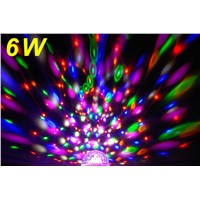 4Pcs/lot YNL RGB Colorful Rotating Dj disco light 6W E27 85-265V Color music Magic disco Ball  Party lights effect Bulb Lamp