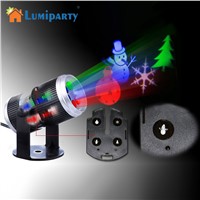 LumiParty 6 Types Holiday Decoration Stage Light Christmas Party Laser Snowflake Projector Outdoor LED Disco Light  For Home