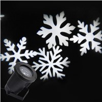 Outdoor Snowflake LED Stage Light Garden Moving Snow Laser Projector for Christmas Tree Party Wedding Decoration Landscape Lamp