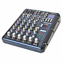 Freeboss SMR6 2 Mono + 2 stereo 6 channels 16 DSP USB professional dj mixer console