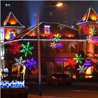 Christmas Laser Projector Lights Outdoor Waterproof Landscape Spotlight LED Stage Light for Home Party Decoration