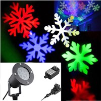 LumiParty Outdoor Snowflake LED Stage Light Garden Moving Snow Laser Projector for Christmas Party Decoration Landscape Lamp