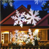 Laser Projector Lights 10 Effect Patterns White Color Outdoor Christmas Decoration Holiday Party Halloween Light projecteur noel