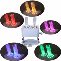 New 18pcs*3W powerful Led Co2 Cryo Jets DMX Control Led CO2 Jet Machine 90V-240V club cannon dj Equipment Spray 12m