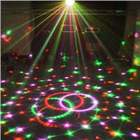 Bluetooth 9 Color 27W MP3 Magic Ball Led Stage Lamp 21 Modes Voice Control Disco DJ Party Lights Laser Projector Lamps