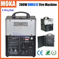 200W DMX 512 Fire Machine Flame Thrower Fire Projector DMX Control Flame Machine Spray Fire Machine