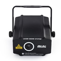 New Stage Light Mini 4 in 1 Patterns Sunflower RGB Laser Projector Lighting Stage Disco DJ Club KTV Xmas Family Party Light