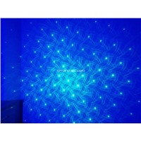 Gigertop TP-E37 Stage Effect Laser Light Moving 12 Pattern Static Sky Stars Projector Light with Blue Color 9W Led Wash/Strobe