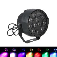 New Professional LED Stage Lights 12 RGB PAR LED DMX Stage Lighting Effect DMX512 Master-Slave Led Flat for DJ Disco Party KTV