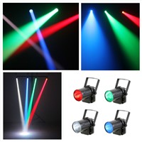 Aimbinet 1*pcs 3W Single Beam RGBW Spotlight LED Stage Pinspot Light Projection DJ Lighting Effect for Wedding Birthday Party