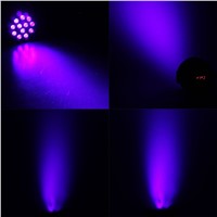 36W UV LED Stage Light Sound Active 12 LEDs Auto DMX Ultraviolet Strobe Par Black Lights For Disco light DJ Projector Party