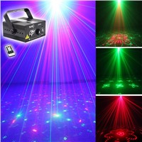 40 Patterns RG Blue LED Mini Lazer Disco Dance Light IR Control Family Wedding Party Club KTV Overhead Laser Projector Lighting