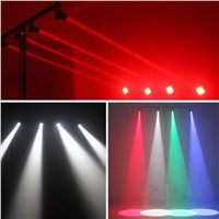 9W AC90-240V RGB LED SpotLight Professional Stage Projector Light Mini DJ Party Effect Strobe Lamp (US/EU Plug)