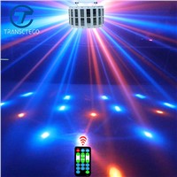 TRANSCTEGO Led Stage Lamp Laser Light DMX 24W 14 Modes 8 Colors Disco Lights DJ Bar Lamp Sound Control Music Stage Lamps