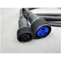 Waterproof LED Par DMX512 Signal Extension cable + Power Extension cable XLR F/M 6.6 ft Din 3-Pin DMX512 outdoor Lighting Cable