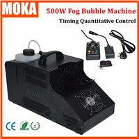500W stage Fog Bubble Machine high output bubble blower bubble fogger with Wireless Remote/Timing Quantitative Control