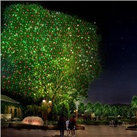 Waterproof Garden Tree Moving Laser Projector LED Stage Light Sparkling Landscape Lights for Outdoor Indoor House Decoration