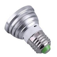 16 Color LED Spotlight 5 W E27  RGB LED Light with IR Remote Control AC85-265V Spot LED Lamp for Home Party Decoration
