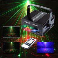 LED Laser Stage Lighting 24 or 96 Patterns RG Mini Red Green Laser Projector 3W Blue Light Effect Show For DJ Disco Party Lights