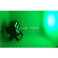 CREE RGBW  7x18W LED Flat SlimPar RGBWA UV  Light 6in1 LED DJ Wash Light Stage dmx light lamp 6/10 channes