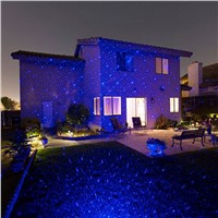 Motion Blue Christmas Outdoor Holiday Laser Lights Projector Christmas Tree Decorations