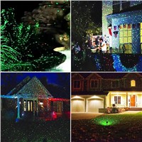 DHL Waterproof Laser Projector Lamps LED Stage Light Santa Claus Heart Snow Christmas Landscape Garden Lamp Outdoor Lighting