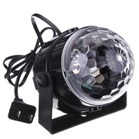 Remote Control Mini LED Effect Light Lamp AC 110V 220V RGB Colorful Magic Disco Stage Ball Lights Lamp for Home Party DJ Club