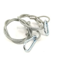 Stainless Steel Rope Loading Weight 40kg ,Wire Safety Cables With Looped Ends For Securing Stage Lighting