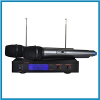 GR-6200 High quality Dual Channel cheap professional ktv karaoke VHF Wireless Microphone system