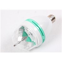 E27 3W Colorful Auto Rotating RGB LED Bulb Stage Light Party Lamp Disco for home decoration lighting lamps