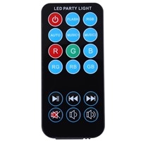 Mini RGB Crystal MagicEffect LED Stage Lights Sound Actived Party Lighting Remote Controller Holiday Party Home Stage Light