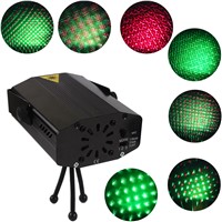R&amp;amp;amp;G Holographic Projector Voice Control Bar Pub KTV Party Effect Lamps Home Decoration DJ Club Disco Light Laser Stage Light #KF