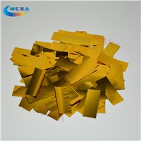 2KG/lot Gold and Silver Mylar Confetti Paper Metallic Confetti Paper For Confetti Cannon Machine