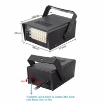 24 LED 10W Stage Light Laser Projector Effect Strobe Lights Night Lamp Bulb Club DJ Disco KTV Wedding Party AC85-110V