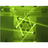 (2PCS) Super Beam Led Moving Head Light with 4x25W White Led Lamp Rotating Lens DMX 9/15Chs DJ Effect Light