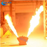 Stage flame DMX 3 Heads Flame Projector Fireworks Machine China Firework for Party Stage Effect Three Directions Spraying